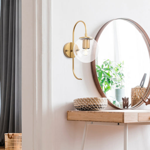 Aplică Asi Home Jewel - 10560, Auriu, Ø12 cm