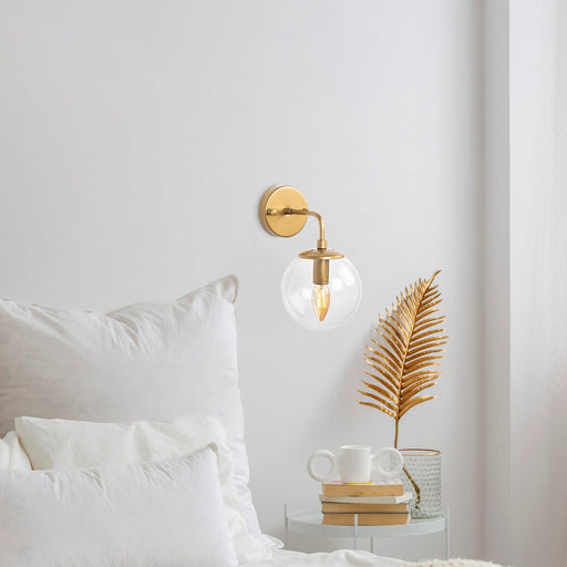 Aplică Asi Home Horn - 12216, Auriu, Ø10 cm