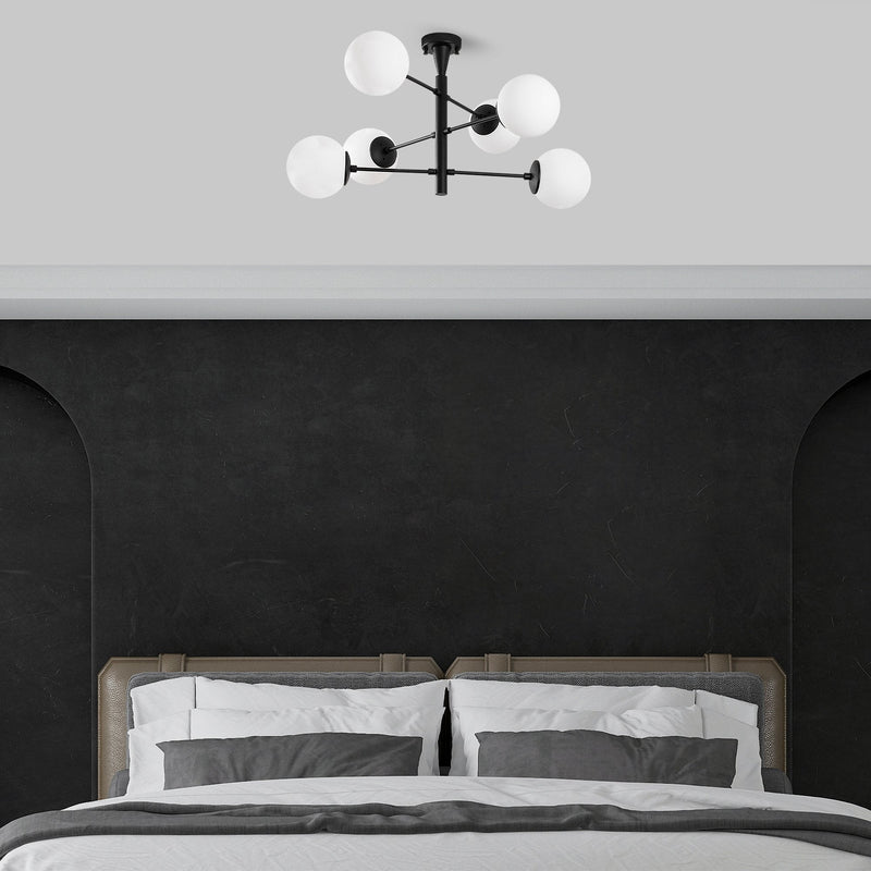Lustră Asi Home Arge - 10171, Negru, 6xE14