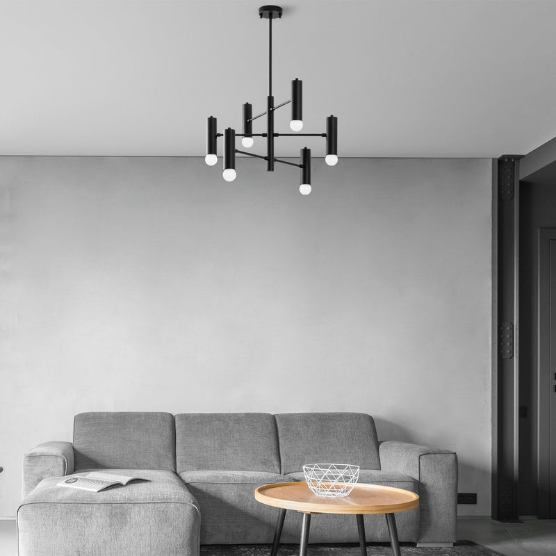 Lustră Asi Home Gharib - 13266, Negru, 6xE27