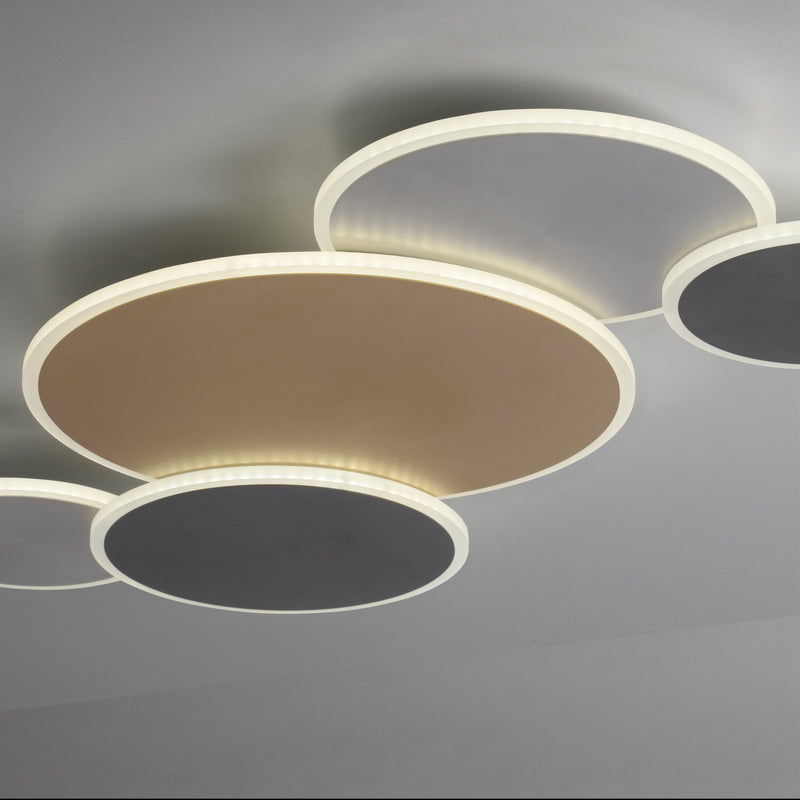 Plafoniera Paul Neuhaus Q-PIATO 5xLED Multicolor