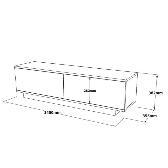 Consola TV Asi Home FN1-W PAL 36X140X39 cm