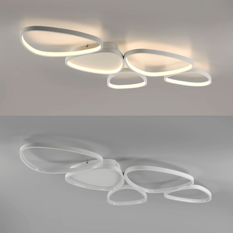 Plafoniera Zuma Line PEBBLES LED Alb