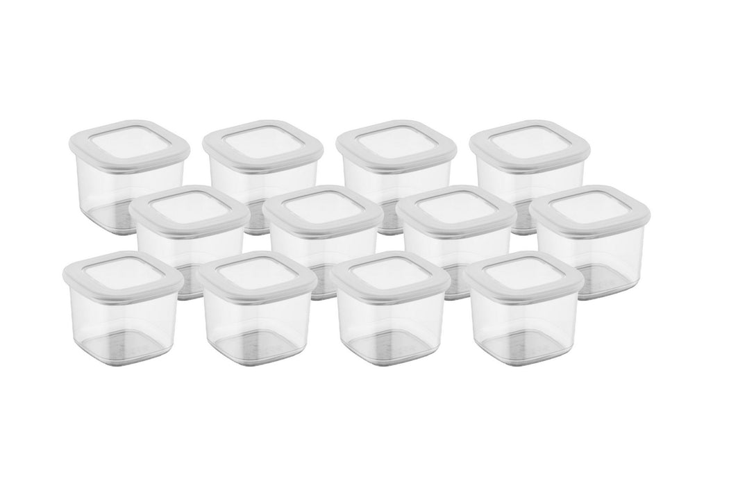 Set Cutii pentru Depozitare (10 Bucati) Asi Home BNMPOLYWS12-5 Plastic 10X10X9.5 cm