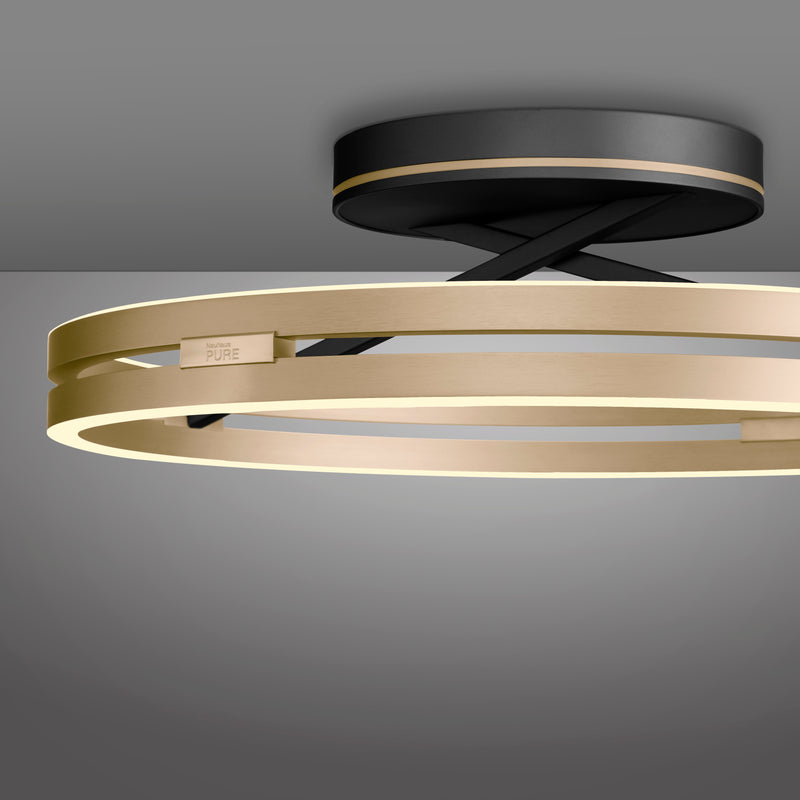 Plafoniera Paul Neuhaus PURE LOOP 2xLED Negru