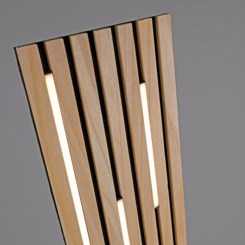 Lampadar Paul Neuhaus Q-AKUSTIK LED Lemn
