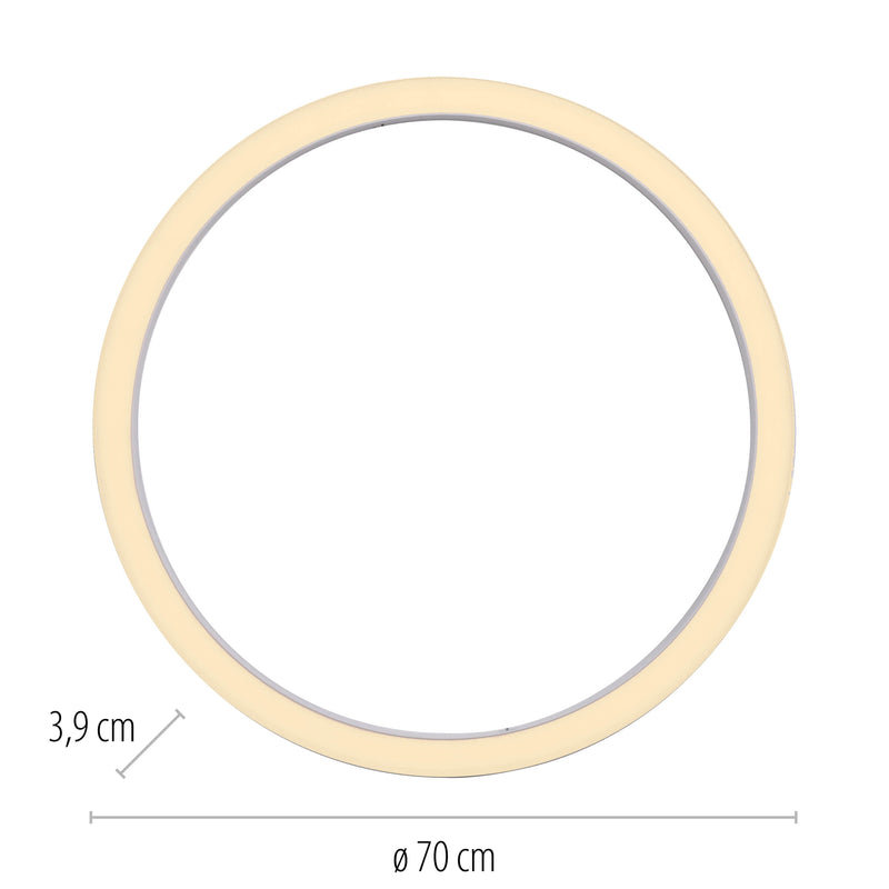 Plafoniera Paul Neuhaus PURE LINES ROUND LED Alb