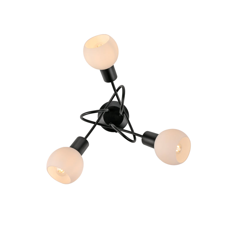 Plafoniera Paul Neuhaus LOKI 3xE14 Negru