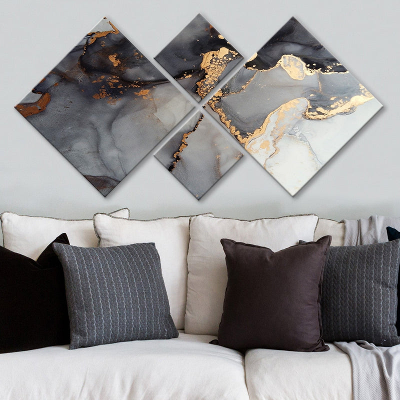 Decorațiune Perete Asi Home 4Mdf1471082561, 40x40 cm