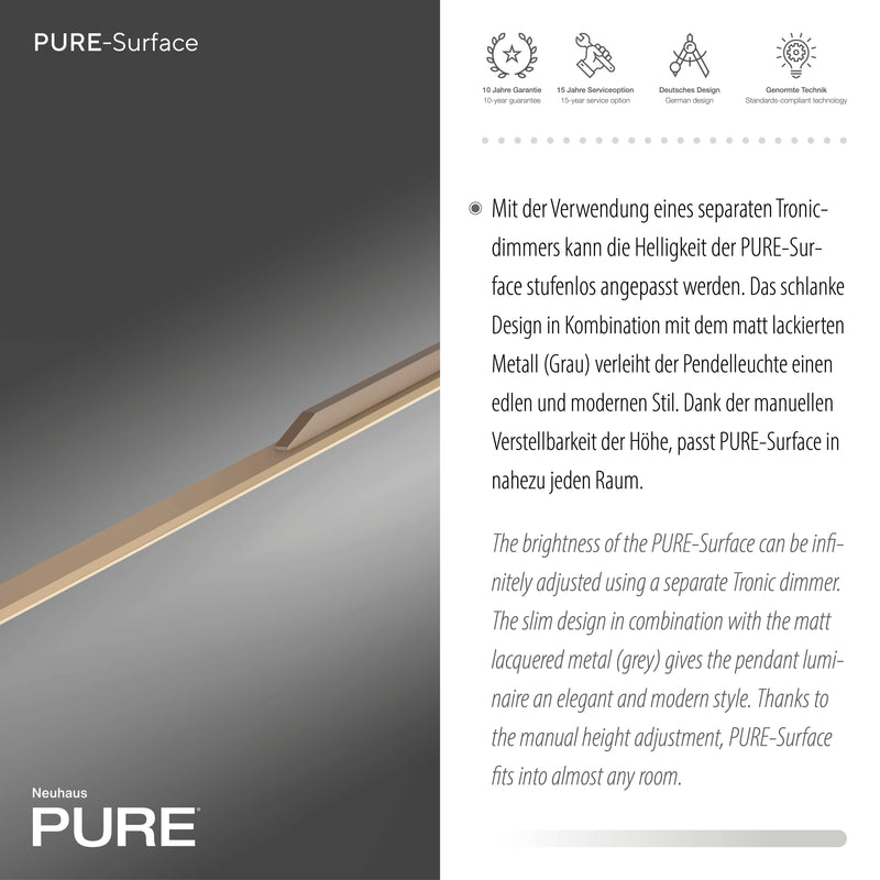 Lustra Paul Neuhaus PURE SURFACE LED Maro