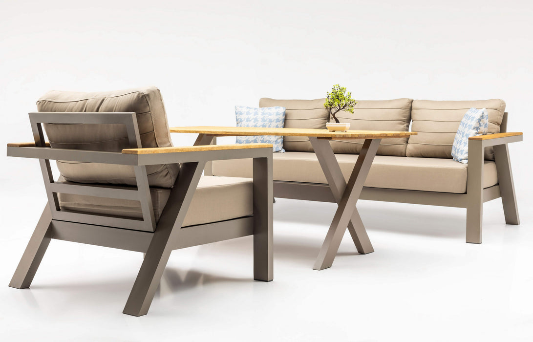 Set Lounge de Gradina Asi Home Daisy - Cappuccino