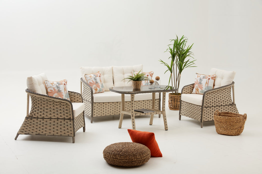 Set Lounge de Gradina Asi Home Zona - Crema