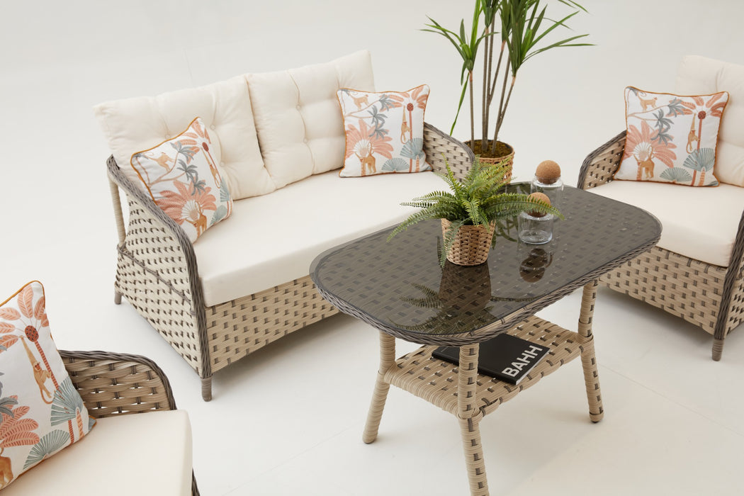 Set Lounge de Gradina Asi Home Zona - Crema