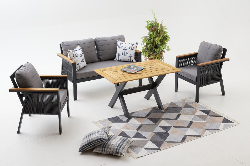 Set Lounge de Gradina Asi Home Capella - Antracit