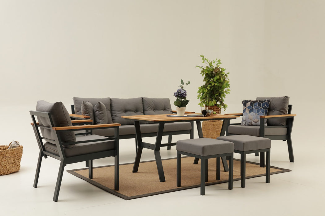 Set Lounge de Gradina Asi Home Atlantik (3+1+1+S)