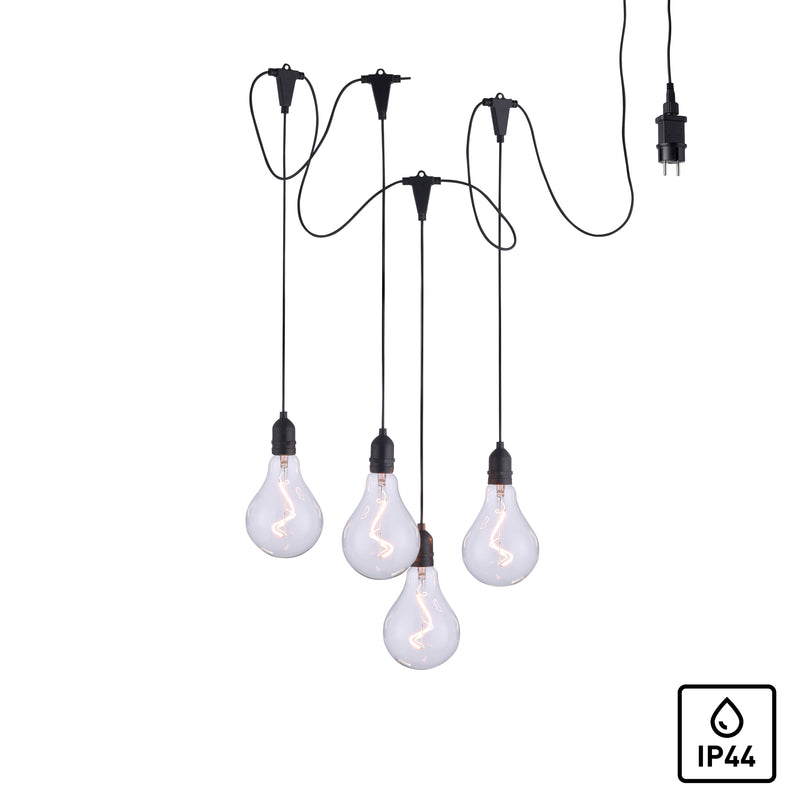 Lustra Paul Neuhaus ENNI 4xLED Negru