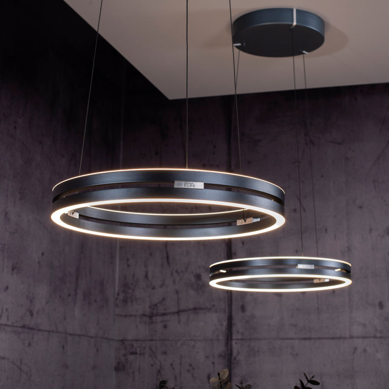 Lustra Paul Neuhaus PURE E-LOOP 2xLED Gri