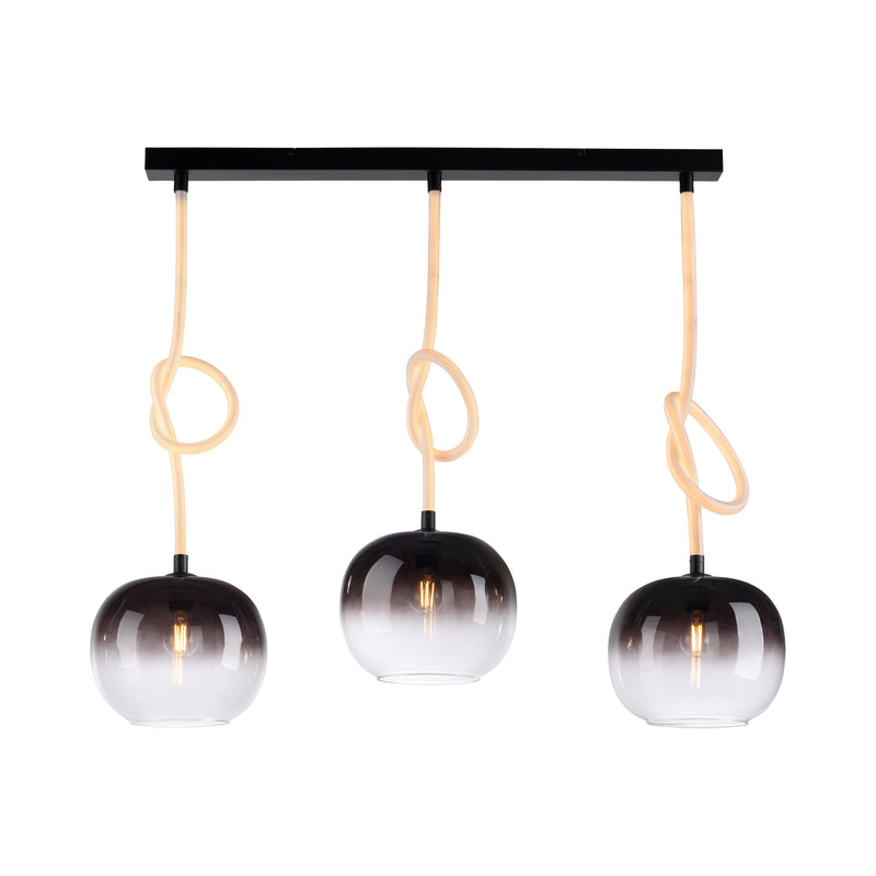 Lustra Paul Neuhaus LUMA 3xE27/LED Negru