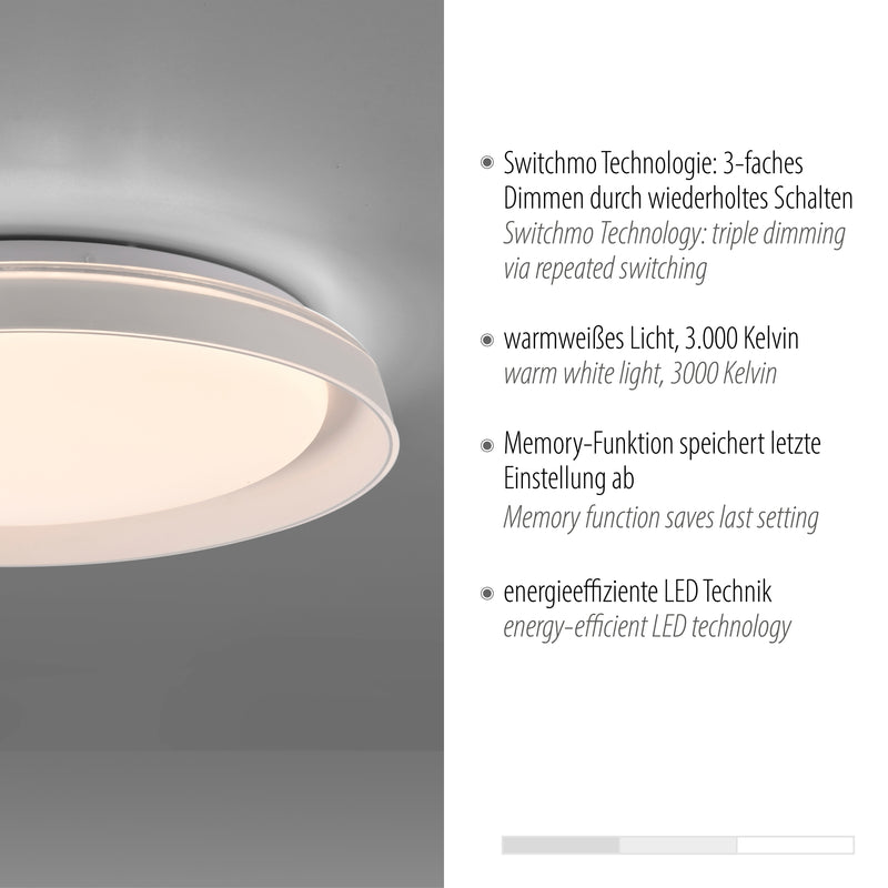 Plafoniera Paul Neuhaus SATI LED Alb