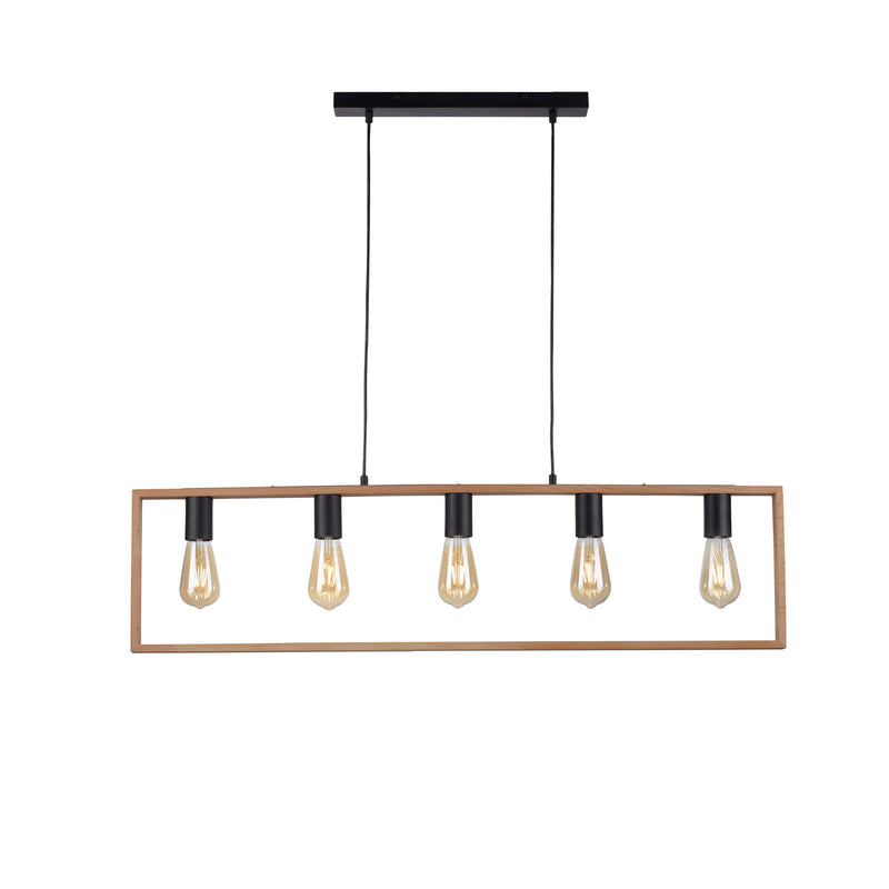 Lustra Paul Neuhaus FRANKY 5xE27 Negru