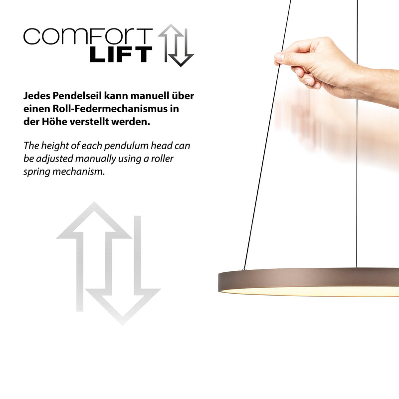 Lustra Paul Neuhaus HOOP LED Cafeniu