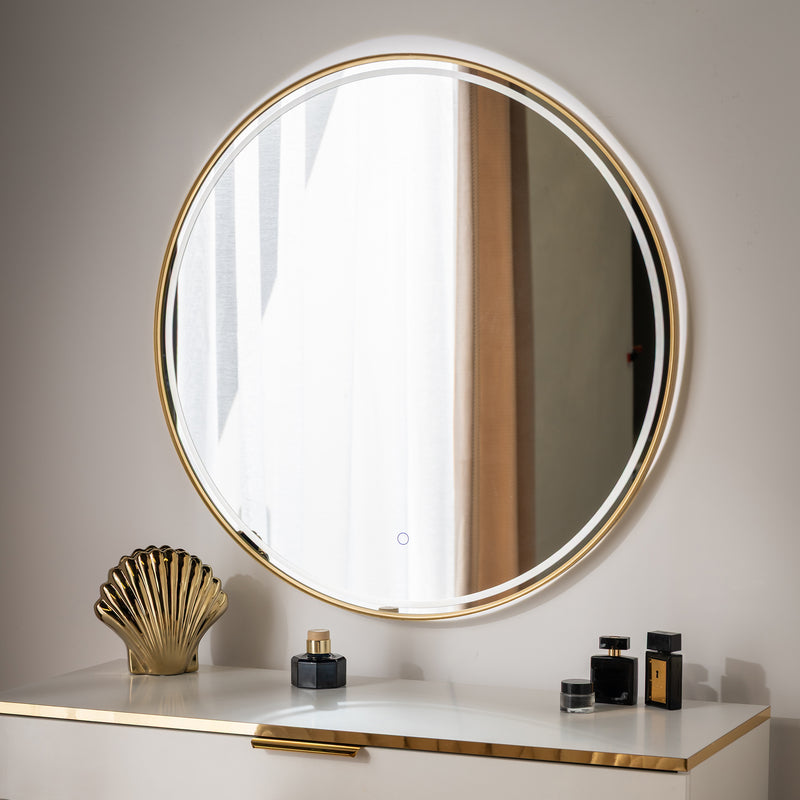 Oglinda LED Zuma Line LUSTRO LED Auriu