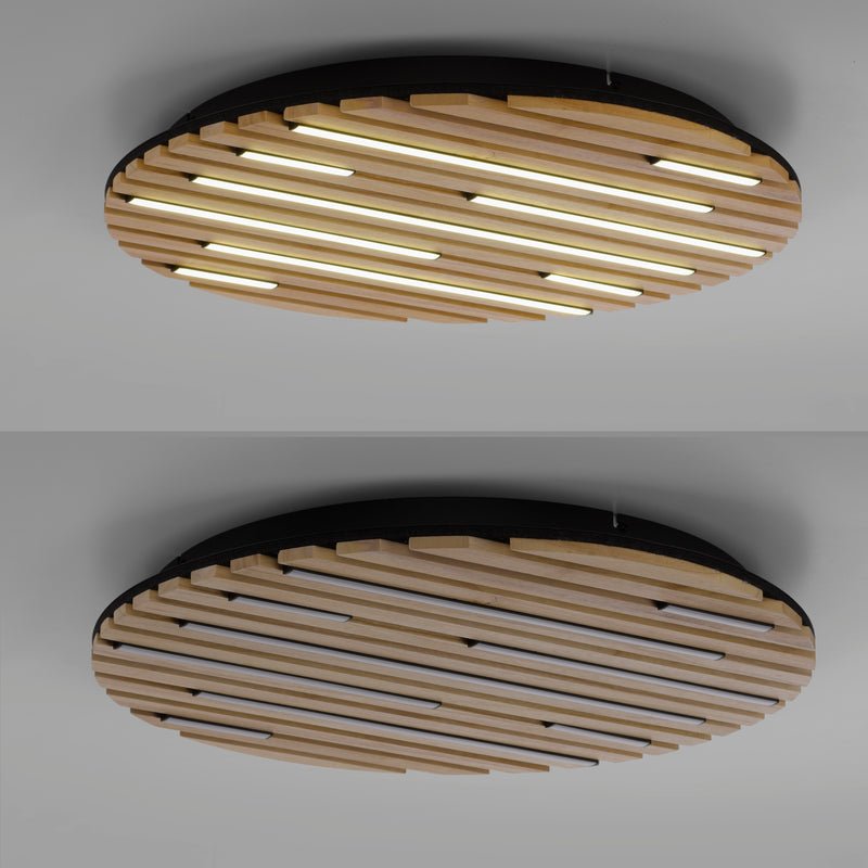 Plafoniera Paul Neuhaus Q-AKUSTIK LED Lemn