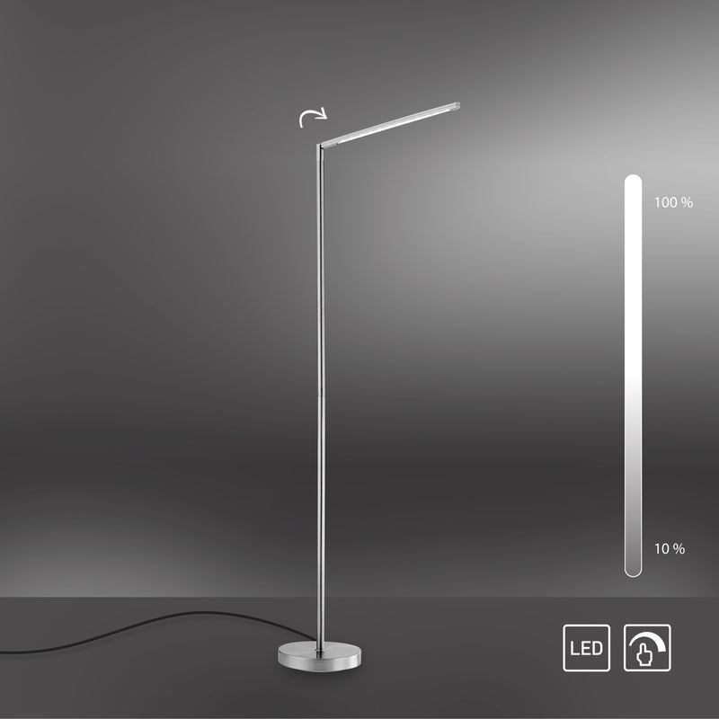 Lampadar Paul Neuhaus DAWDA LED Argintiu