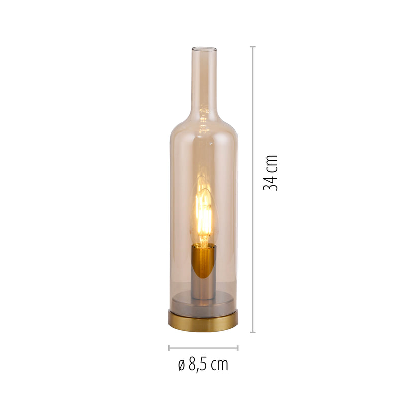 Veioza Paul Neuhaus BOTTLE 1xE14 Chihlimbar