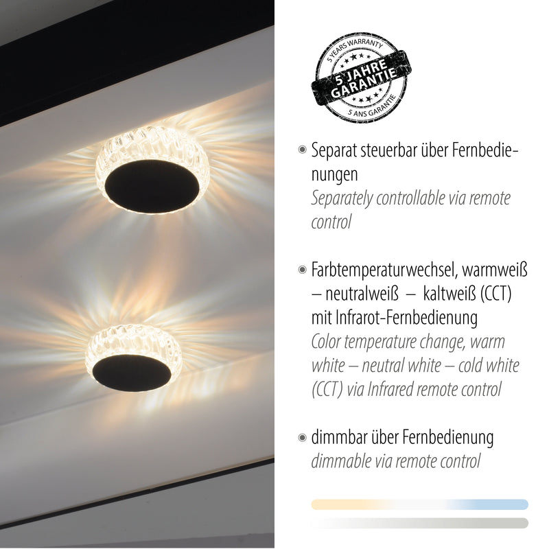 Plafoniera Paul Neuhaus VERTIGO LED Negru