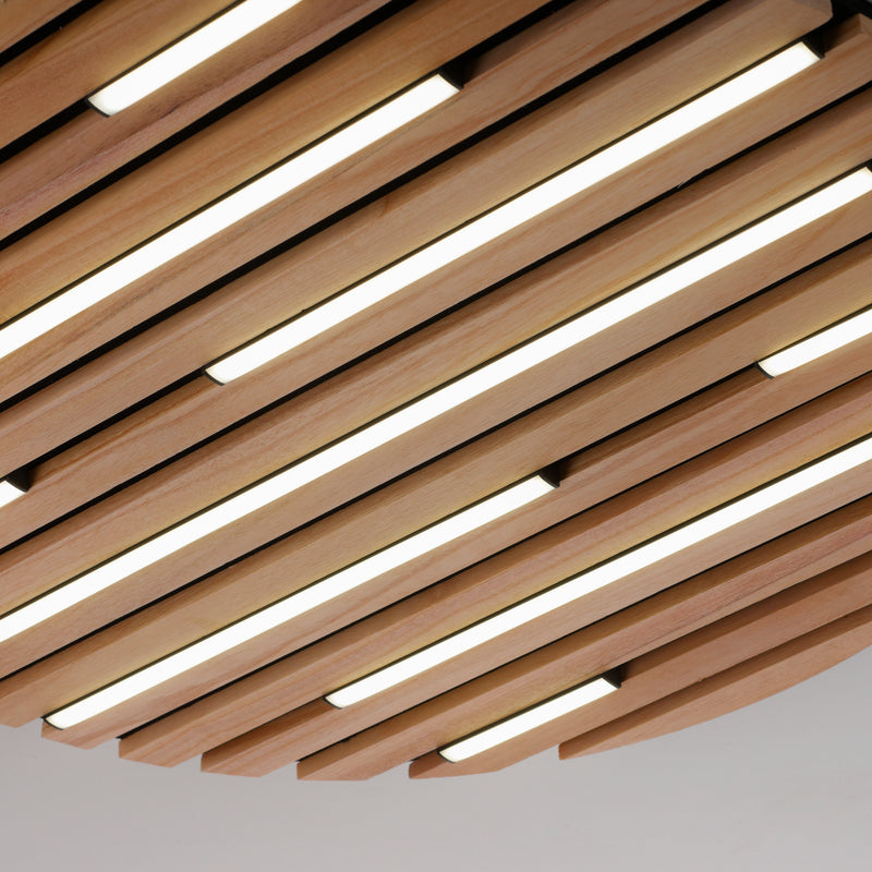 Plafoniera Paul Neuhaus Q-AKUSTIK LED Lemn