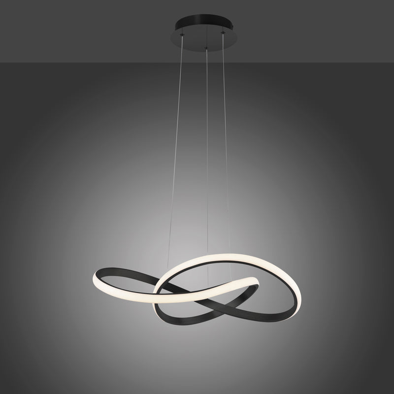 Lustra Paul Neuhaus MARIA LED Negru