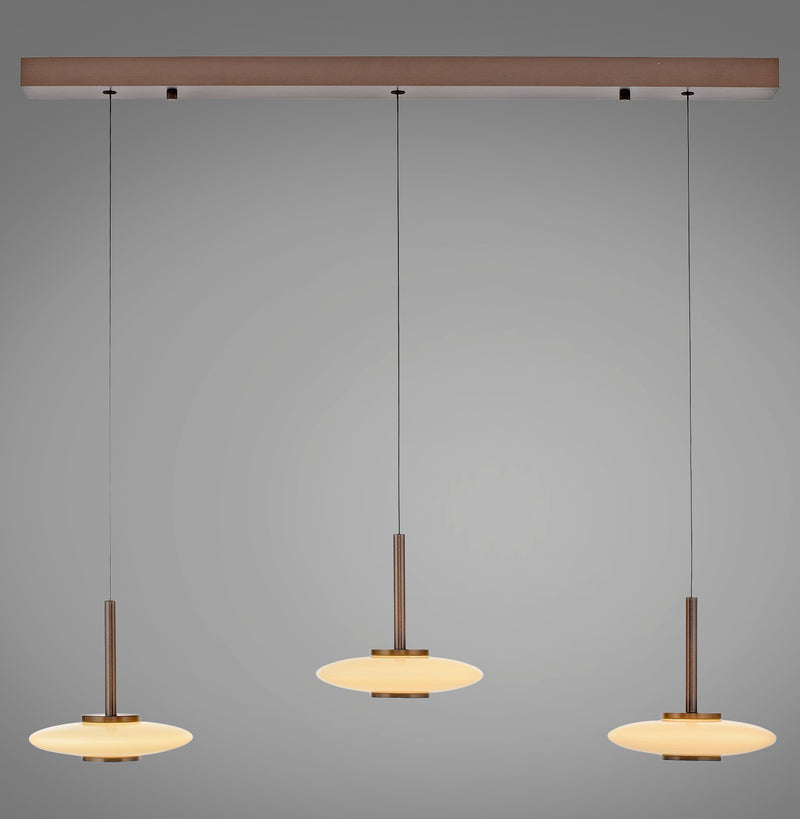 Lustra Paul Neuhaus PURE VITRUM 6xLED Maro Metalic