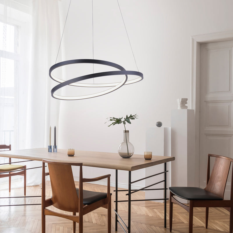 Lustra Paul Neuhaus ROMAN LED Negru