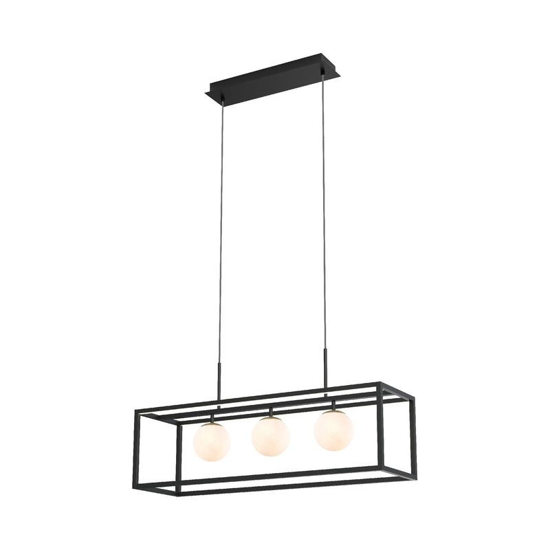Lustra Zuma Line PIRO G9 LED/LED Negru Mat