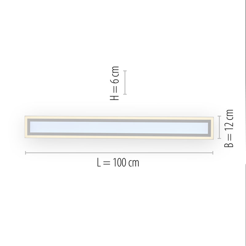Plafoniera Paul Neuhaus EDGING 2xLED Alb