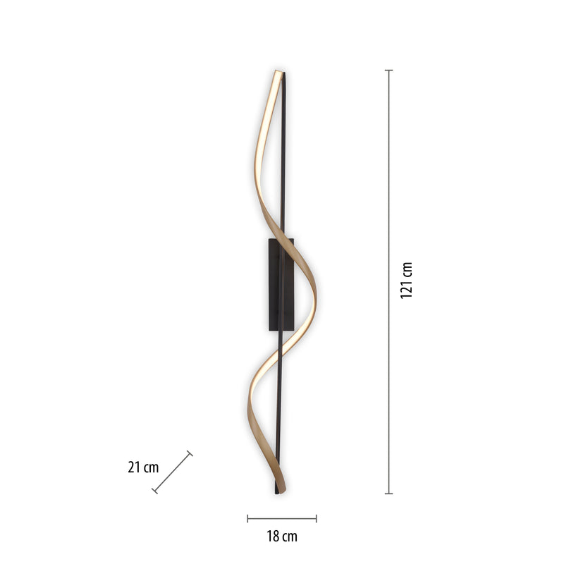 Plafoniera Paul Neuhaus Q-SWING LED Antracit