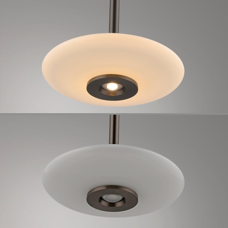Lustra Paul Neuhaus PURE VITRUM 2xLED Maro Metalic