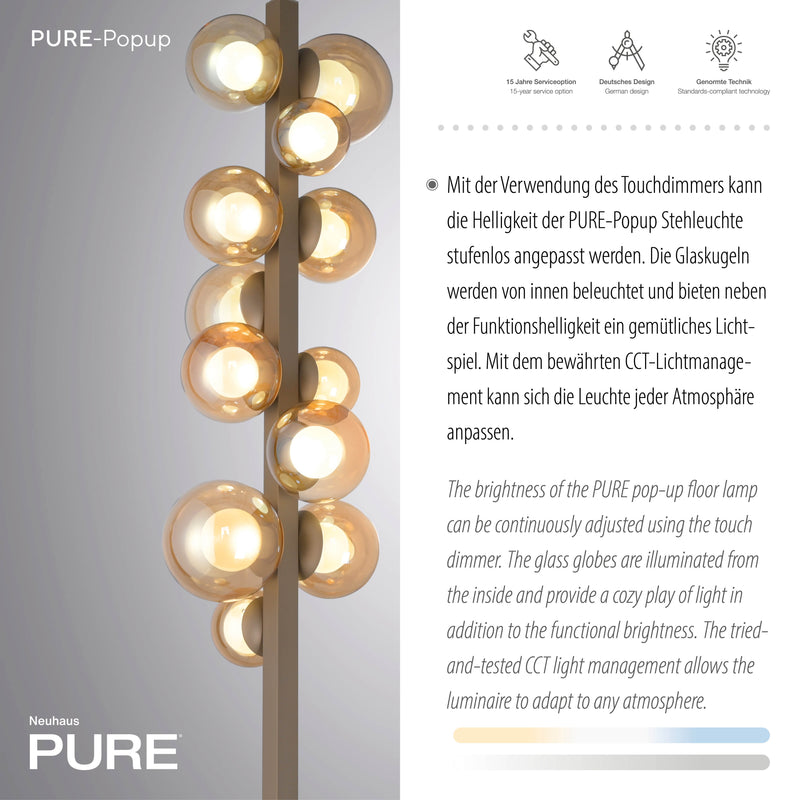 Lampadar Paul Neuhaus POPUP 12xLED Maro