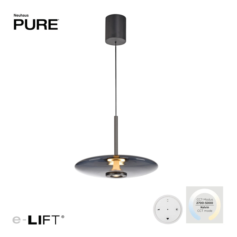 Lustra Paul Neuhaus PURE E-VITRUM 2xLED Gri