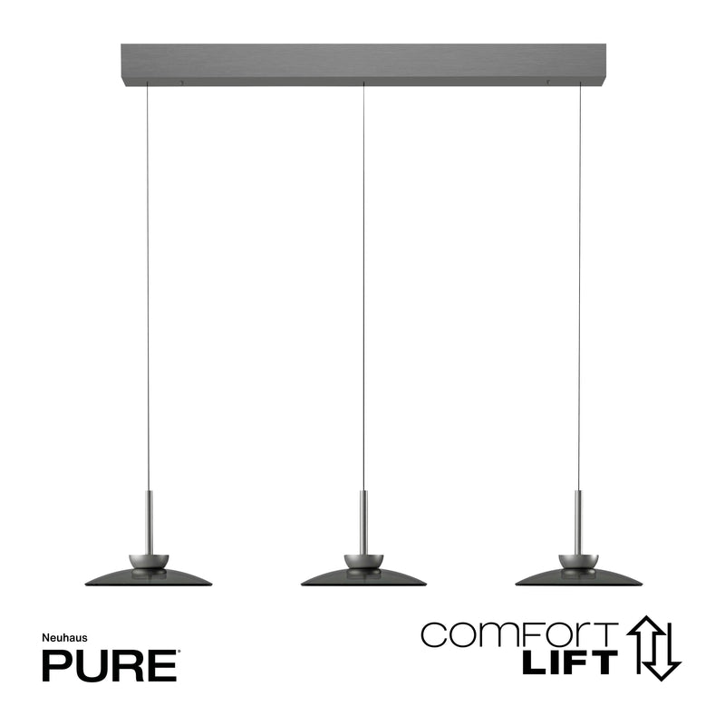 Lustra Paul Neuhaus PURE MOON 6xLED Gri