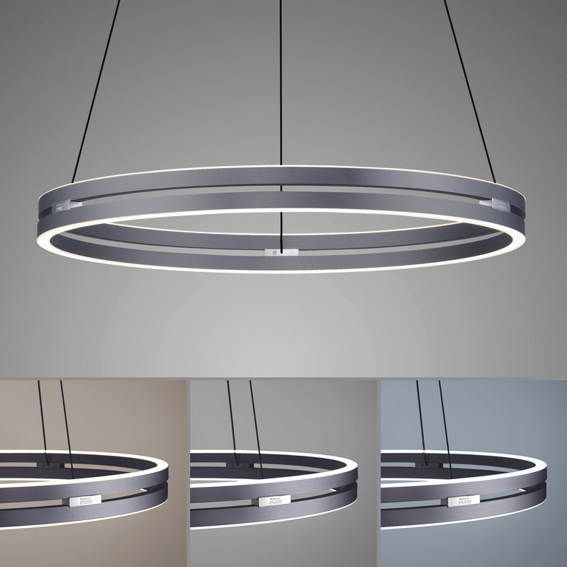 Lustra Paul Neuhaus PURE E-LOOP 2xLED Gri