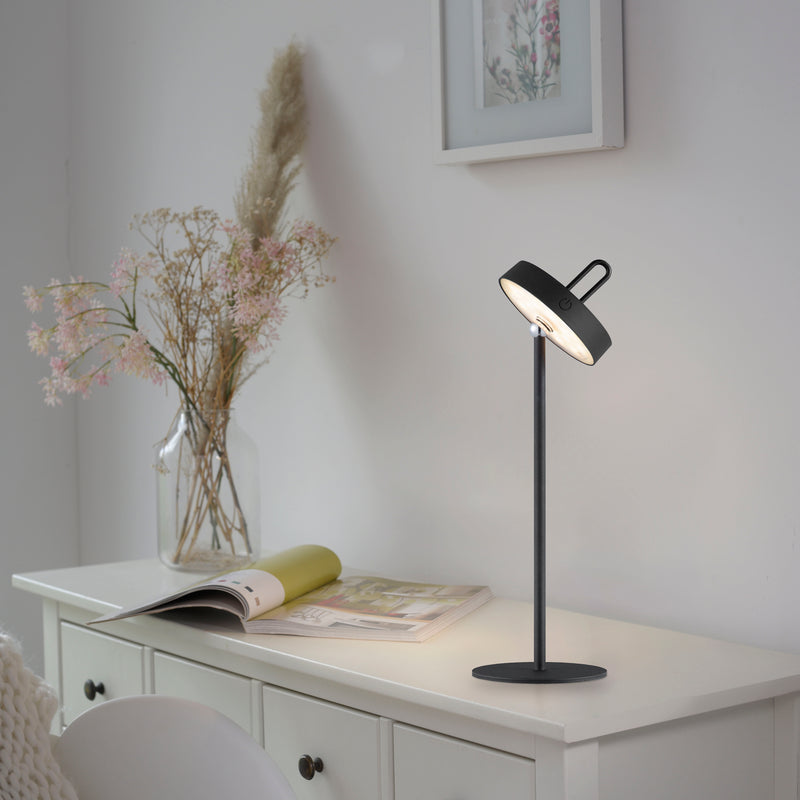 Lampa Exterior Paul Neuhaus AMAG LED Negru