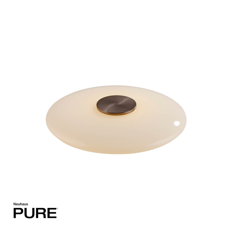 Veioza Paul Neuhaus PURE VITRUM LED Maro Metalic