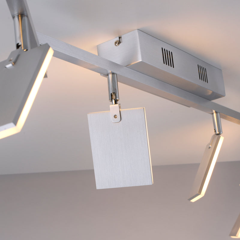 Plafoniera Paul Neuhaus PURE-MIRA 6xLED Aluminiu