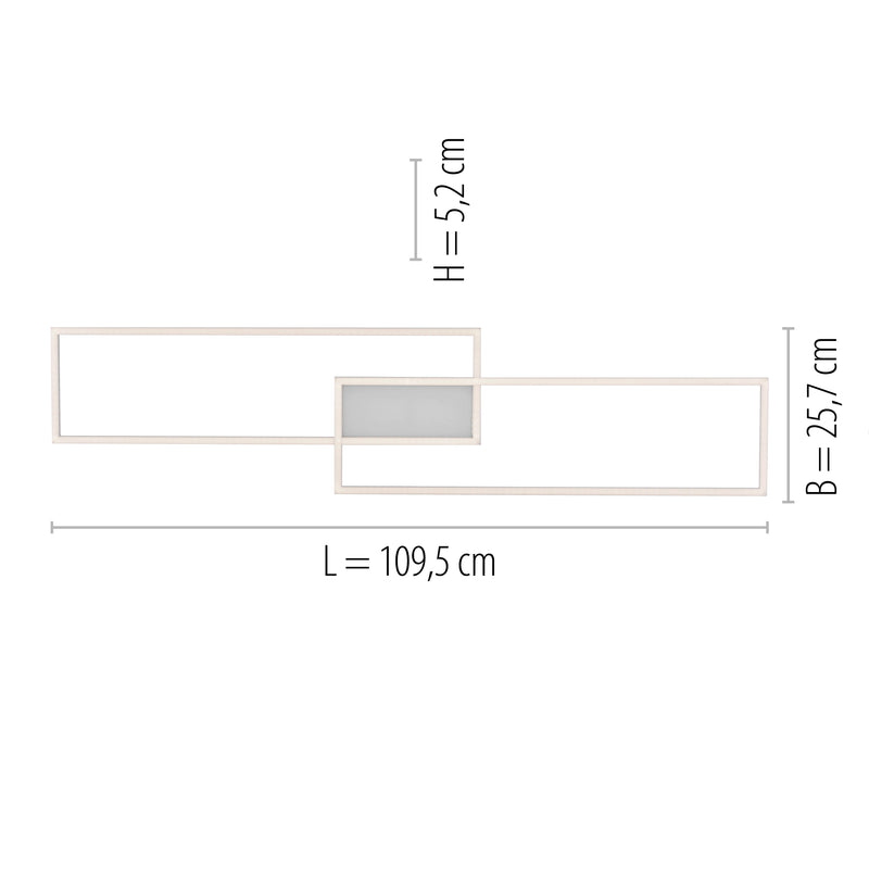 Plafoniera Paul Neuhaus ASMIN 3xLED Otel