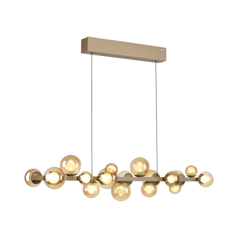Lustra Paul Neuhaus PURE E-POPUP 18xLED Auriu