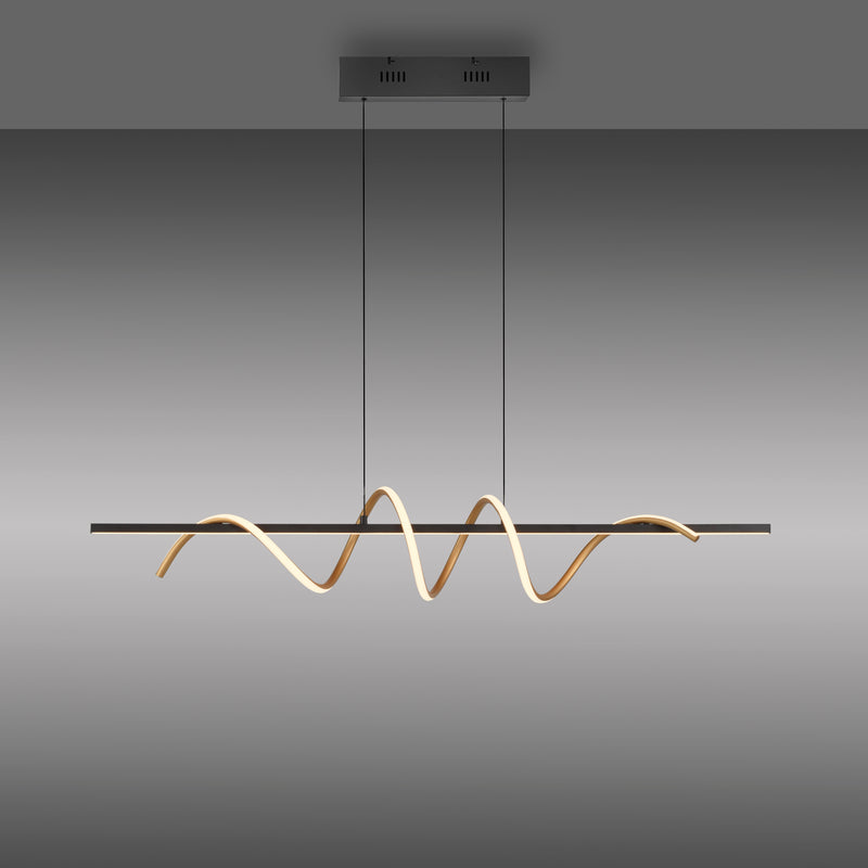 Lustra Paul Neuhaus EMANDA LED Negru