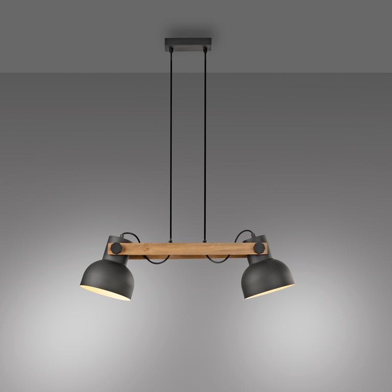 Lustra Paul Neuhaus CUP 2.0 2xE27 Negru
