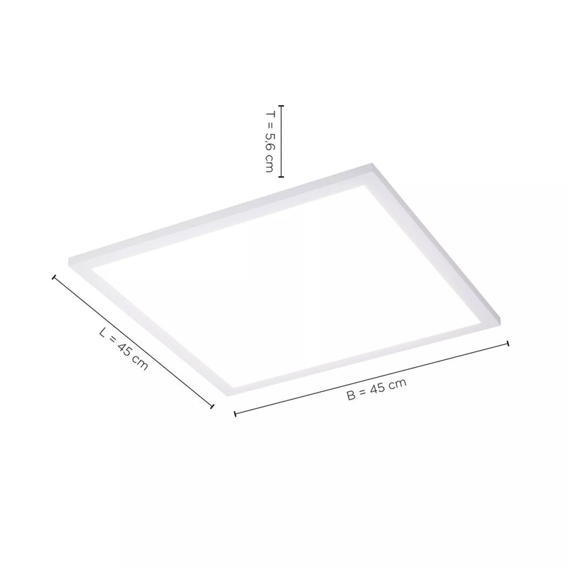 Plafoniera Paul Neuhaus FLAT LED Alb